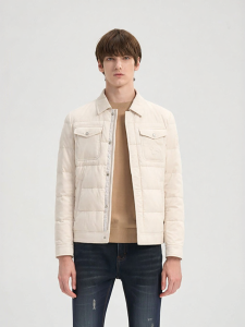 Winter Luxe Style Collar Goose Down Jacket