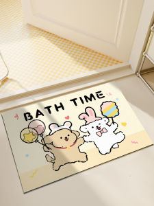 Thảm Phòng Tắm Hình Chú Chó Hoạt Hình Thấm Hút Nhanh Khô Thảm Phòng Tắm Chống Trượt Thảm Đi Vào Nhà Thảm Phòng Tắm Bằng Sét Diatom
