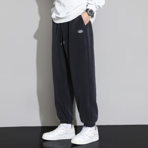 Quần Nỉ Dày Ấm Áp Mùa Đông Cho Nam Túi Đeo Chéo Lưng Giữa Quần Dài Thường Ngày Quần Nỉ Cừu Lông Cừu Túi Đeo Chéo Thoải Mái