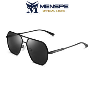 MENSPE แว่นกันแดดแฟชั่นแว่นกันแดดโพลาไรซ์ TAC สำหรับผู้ชายและผู้หญิงแว่นกันแดดกรอบแว่นตากันแดดขนาดใหญ่ลำแสงคู่ป้องกัน SunglassesUV400แว่นตาสำหรับขับรถ