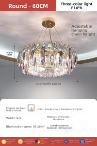 Full Spectrum Eye Protection Crystal Chandelier
