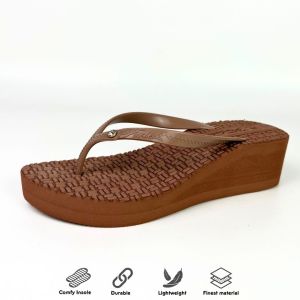 LOZTA Sendal Wedges Wanita Terbaru Sandal 5cm Jepit Rubber 01 Series