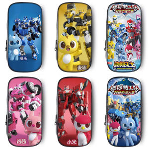 Mini Special Agent Team Pencil Case Primary School Students New 2025 Popular School Supplies Bag Junior High School Boys Girls Kindergarten