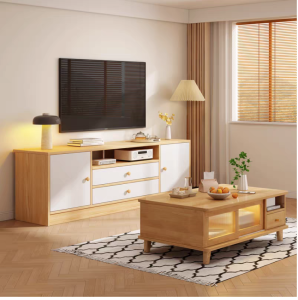 lron Poetry.PH TV Cabinet High Quality TV Stand Modern Simple Living Room Bedroom Furniture TV Rack