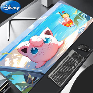 Bandai | 90x40cm Mouse Pad P-Pokemon Jigglypuff Gamer Large Computer Notebook Rubber Mousepad Carpet Gaming Accessories Keyboard Desk Mat
