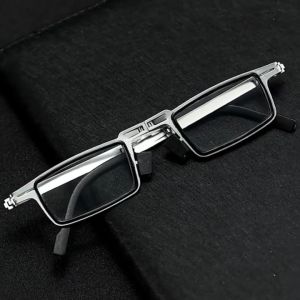 Mens Portable Folding Glasses Foldable Reading Glasses Anti-radiation Show Young Reading Glasses Female
