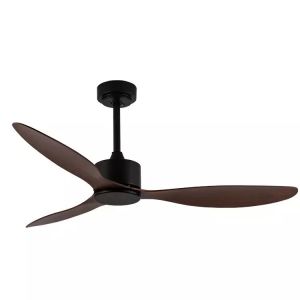 Quạt trần 3 cánh hiện đại có điều khiển cho phòng khách-ngủ-bếp-hội trườngđộng cơ tiết kiệm điện xoay 2 chiều gió hút ẩm (100% Lõi đồngLoại 1)