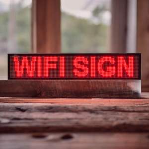 ป้ายไฟ LED ป้ายไฟโฆษณา ป้ายไฟตัวอักษร ป้ายไฟวิ่ง ป้ายไฟเคลื่อนที่ P10 Single Color ใช้ได้ทั้ง INDOOR OUTDOOR