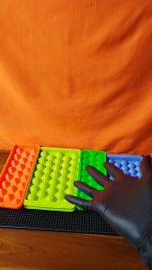 CETAKAN JELLY AGAR AGAR ES BATU BENTUK BULAT KELERENG 33 LUBANG | CETAKAN TELUR PUYUH 23 LUBANG | CETAKAN BENTUK PIRAMID 23 LUBANG | CETAKAN NUTRIJEL | CETAKAN AGAR AGAR | CETAKAN PLASTIK BENTUK BULAT | CETAKAN ES BATU KELERENG - Lazada