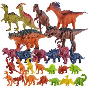 BABYSHOME | Dinosaur Toy Model Set Gift for 5 Year Old Boys