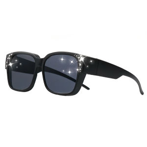 Oversized Square Fashion Sunglasses - Decorative Lenses for Fashion & Style Stylish Eyewear Elegant Eyewear