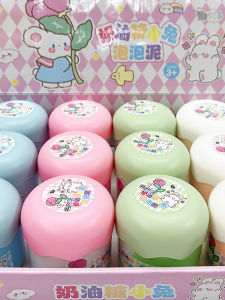 Macaron Cream Bọt Phồng DIY Mùa Đông Đồ Chơi Giải Trí Không Độc Hại Không Có Chất Đệm Nước Bọt Slime 270ml Kiibru