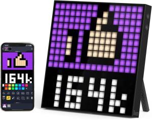 Mexllex RGB USB Smart LED Matrix Pixel Display Desktop Screen Panel Text Car Sign Window APP Graffiti Night Light for Home Room
