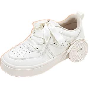 Sporty Lightweight Comfortable Breathable White Sneakers