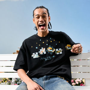 Embroidery Puzzle Dachshund Letter T-Shirt