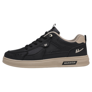 Warrior | Breathable Black Soft Sole Canvas Shoes
