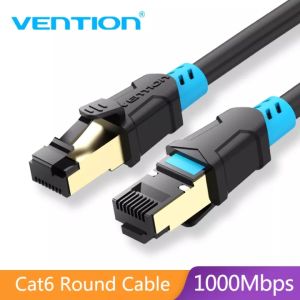 Vention Ethernet Cable CAT6 Lan Cable RJ45 Patch Cord Cable Shielded Twisted Network Cable Cat6 SSTP Internet Cable For Computer Routerl Cable Ethernet Cat 6 Gigabit Ethernet Cable