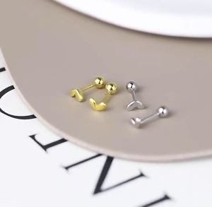 Bông Tai Bạc Nữ S925 Trái Tim Tình Yêu Nhỏ Bé Bông Nụ Bạc Trẻ Trung - B2526 - Bảo Ngọc Jewelry