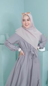 SUPER NEW COD! Gamis Polo Basic Termurah Dan Berkualitas / Wanita Muslimah / Gamis Syari / Busui Friendly / Gamis Model Terbaru / Casual Dan Formal / Motif Lengan Renda Cantik