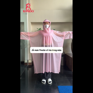 ÁO MƯA CỔ RÙA TRONG MÀU (Giao màu ngẫu nhiên)