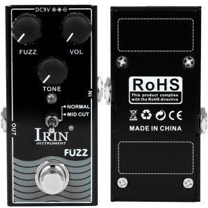 IRIN | IRIN RF-11 FUZZ Đàn Guitar Điện Tác Dụng Bàn Đạp Cổ Điển Rock Biến Dạng True Bypass Xây Dựng Bằng Kim Loại Guitarra Phụ Kiện