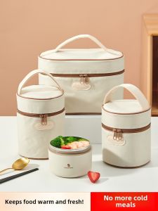 Thickened Aluminum Foil Lunch Box Bag Portable Handheld Insulated Waterproof Oil-resistant Cold-keeping Bag for Office Workers And Students