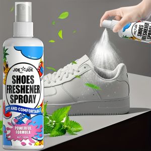 Jokjok Shoe Deodorizer Spray Quick Acting Freshness Long Lasting Odor Removal Suitable for Sports Shoes Gym TravelHome Use