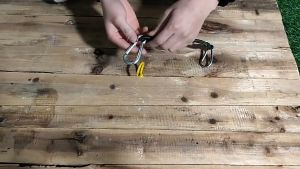 คาราไบเนอร์สายยางยืด ยางยืดเกี่ยวเต็นท์ สำหรับแก้ไขวัตถุ Outdoor Camping Tent ราคาถูก