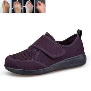 Loose Women Diabetic Shoes Wide Feet Swollen Elderly Walking Shoes Hallux valgus Adjusting Soft Comfortable Lightweight Mom Women Shoes Size 35-44