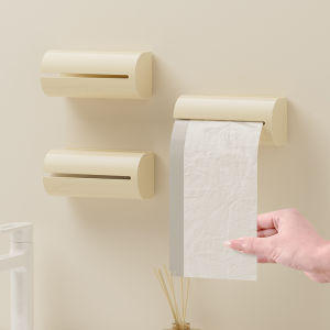 Hộp Đựng Túi Rác Gắn Tường Nhà Bếp Dung Tích Lớn Rút Từ Tường Đựng Túi Nhựa Không Cần Đục Lỗ Giá Để Đồ Dùng Vệ Sinh Gia Đình