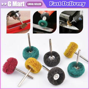 5pcs Mini Drill Abrasive Brush Nylon Buffing Polishing Wheel Dremel Rotary Hand Tool Accessories Set Rust Remover Mini Drill Abrasive Brush Nylon Buffing Polishing Wheel 3mm Shank Abrasive Wheel Rust Remover For Dremel Rotary Tool Access