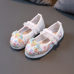 JIFANPAUL | Childrens Handmade Ancient Style Embroidered Soft Sole Shoes
