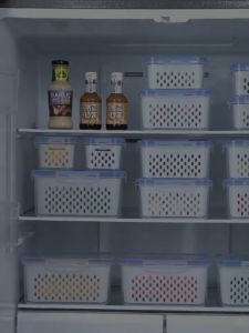 Wadah 3-in-1 Keranjang Buah Sayur 3in1 Keranjang Saringan Kotak Tempat Penyimpanan Serbaguna