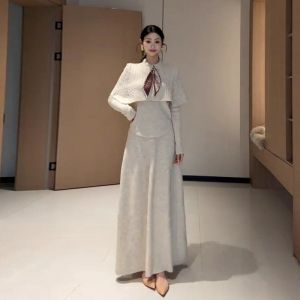 NIUVIES | Đầm Thời Trang Hàn Quốc Mới Mùa Thu Kiểu Chanel