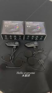 Y10-2X intercom waterproof Bluetooth headset 500m dual intercom intelligent voice helmet headset