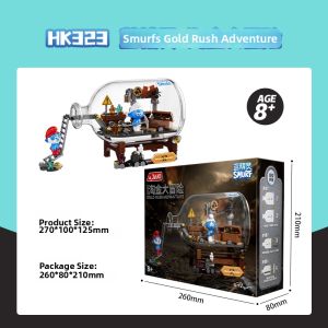 MOTUAN | Smurfs Themed Building Block Toy