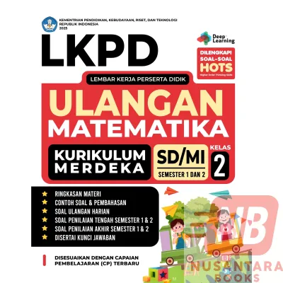 LKPD Ulangan Matematika SD Kelas 1 2 3 4 5 6 Semester 1&2