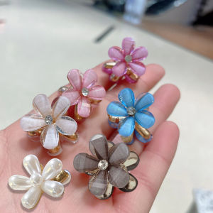 MOLADA New Alloy Mini Flower Hair Claws Women Small Hair Clips Headdress Kids Sweet Hairpins Barrettes Fashion Hair Accessories