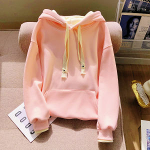 เสื้อฮู้ดผู้หญิง ทรงหลวม แขนยาว ปกติ ฤดูใบไม้ร่วง/ฤดูหนาว 2023 ผ้าฝ้าย ปกติ แขนยาว ปกติ ปกติ ปกติ ปกติ