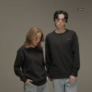 Yuedpao Waffle LongSleeve ผ้าหนาทรงสวย ยับยากรีดง่าย เสื้อยืดเปล่า เสื้อแขนยาว 6 สี