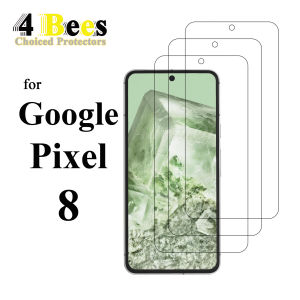 1-4 Pcs Tempered Glass For Google Pixel 8 Screen Protector Protective Mica Cryatal Anti Scratch Case Friendly