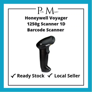 Honeywell Voyager 1250g General Duty Scanner 1D Laser Barcode Scanner with Stand – USB