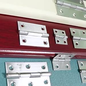5/10/20pcs Premium Stainless Steel Hinge 1.5/2/3/4 inch Rustproof Flat Hinge for Door Cabinet Furniture Wooden Box
