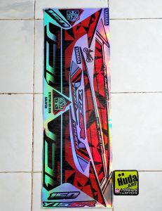 STRIPING HOLOGRAM YAMAHA MX KING 150 MX KING MALAYSIA Y15ZR LIS STICKER DECAL VARIASI YAMAHA MX KING MX KING 150 Y15ZR