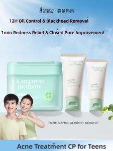 Kangaroo Mommy | Teen Acne Care Oil Control Pore Minimizing Wet Compress Cotton Pads