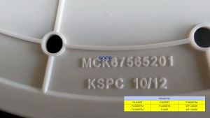 PENUTUP PAKAIAN SAFETY COVER TABUNG SPIN MESIN CUCI LG WP-1460R & WP-1660R P160R P1400RT P1400RTM P1500RTM P1600RT P1600RTB P1800RTM