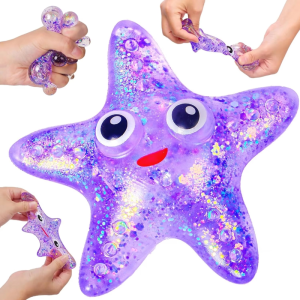 Squishy Octopus Stress Balls for Kids & Adults - Sensory Fidget Toys Classroom Prizes Party Favors Stress Relief Toy