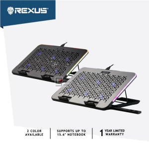 REXUS BREEZE B145 RGB LED Cooling Pad / Cooling Fan Aluminium Case Material Coolingfan USB with Phone Holder