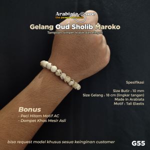 Gelang Oud Sholib Putih Oud Shalib Import Maroko