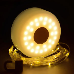 Dải Đèn LED Cắm Trại 10M Chống Nước Tái Chế Được Dùng Trang Trí Ngoài Trời Vườn Lều Phòng Tạo Không Khí